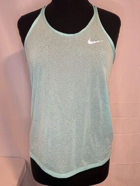 Nike Dri-FIT Mint Green Open Back Workout Tank Small